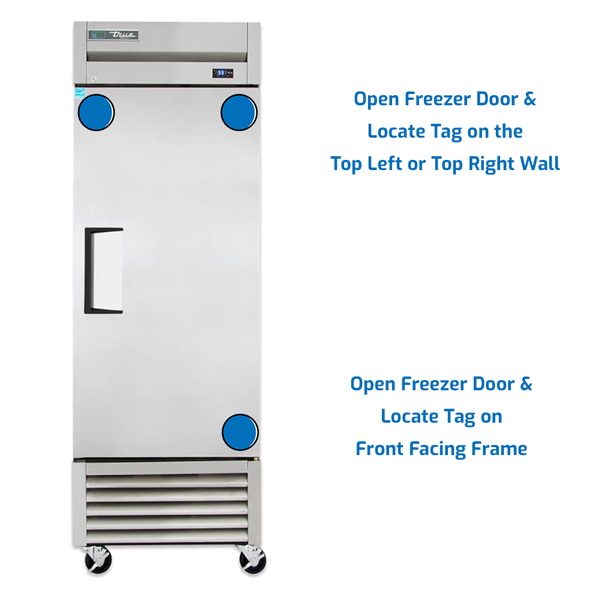 True Refrigeration Freezer Upright
